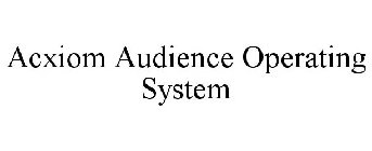 ACXIOM AUDIENCE OPERATING SYSTEM