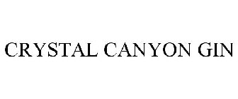 CRYSTAL CANYON GIN