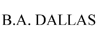 B.A. DALLAS