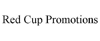 RED CUP PROMOTIONS