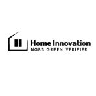 HOME INNOVATION NGBS GREEN VERIFIER