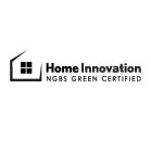 HOME INNOVATION NGBS GREEN CERTIFIED