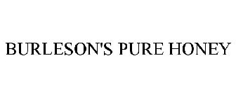 BURLESON'S PURE HONEY