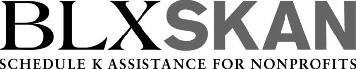 BLXSKAN SCHEDULE K ASSISTANCE FOR NONPROFITS