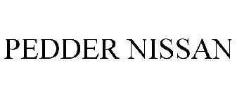 PEDDER NISSAN