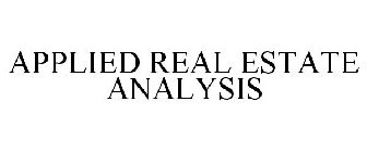 APPLIED REAL ESTATE ANALYSIS