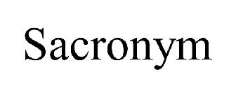 SACRONYM