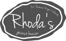 ST. THOMAS VIRGIN ISLANDS RHODA'S GUEST HOUSE
