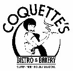 COQUETTE'S BISTRO & BAKERY GLUTEN FREE · BOLDLY LUSCIOUS