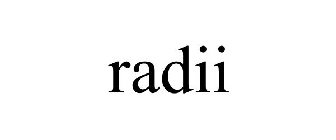 RADII