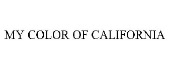 MY COLOR OF CALIFORNIA