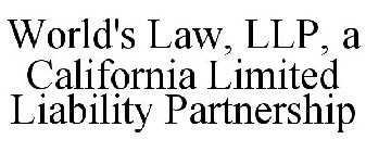 WORLD'S LAW, LLP, A CALIFORNIA LIMITED LIABILITY PARTNERSHIP