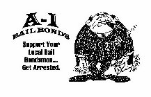 A-1 BAIL BONDS $UPPORT YOUR LOCAL BAIL BONDSMAN... GET ARRESTED.