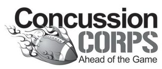 CONCUSSION CORPS AHEAD OF THE GAME