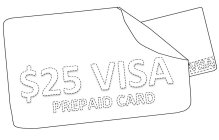 $25 VISA PREPAID CARD