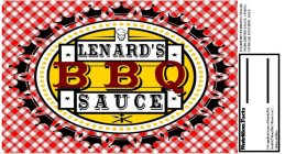 LENARD'S BBQ SAUCE