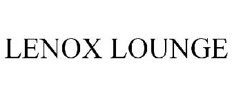 LENOX LOUNGE