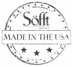 SÖFFT SINCE 1927 MADE IN THE USA