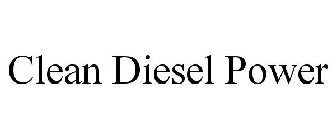 CLEAN DIESEL POWER