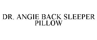 DR. ANGIE BACK SLEEPER PILLOW
