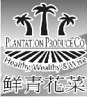 PLANTATION PRODUCE CO. HEALTHY, WEALTHY & WISE