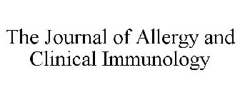 THE JOURNAL OF ALLERGY AND CLINICAL IMMUNOLOGY