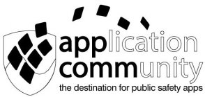 APP COMM APPLICATION COMMUNITY THE DESTINATION FOR PUBLIC SAFETY APPS