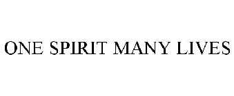 ONE SPIRIT MANY LIVES