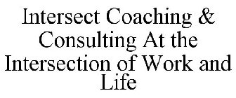 INTERSECT COACHING & CONSULTING AT THE INTERSECTION OF WORK AND LIFE