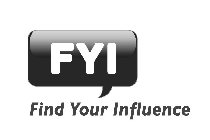 FYI FIND YOUR INFLUENCE