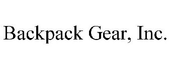 BACKPACK GEAR, INC.