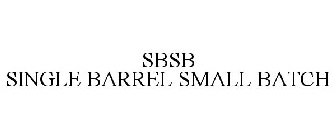 SBSB SINGLE BARREL SMALL BATCH
