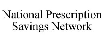 NATIONAL PRESCRIPTION SAVINGS NETWORK