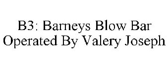 B3: BARNEYS BLOW BAR OPERATED BY VALERY JOSEPH