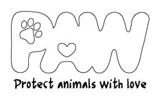 PAW PROTECT ANIMALS WITH LOVE