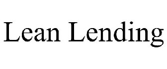 LEAN LENDING