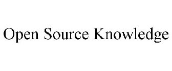 OPEN SOURCE KNOWLEDGE