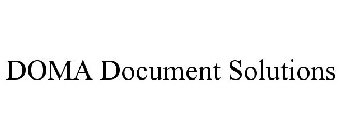 DOMA DOCUMENT SOLUTIONS