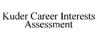 KUDER CAREER INTERESTS ASSESSMENT