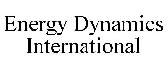 ENERGY DYNAMICS INTERNATIONAL