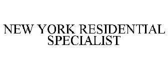 NEW YORK RESIDENTIAL SPECIALIST