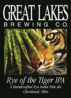 GREAT LAKES BREWING CO. RYE OF THE TIGER IPA A HANDCRAFTED RYE INDIA PALE ALE CLEVELAND, OHIO