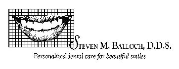 STEVEN M. BALLOCH, D.D.S. PERSONALIZED DENTAL CARE FOR BEAUTIFUL SMILES