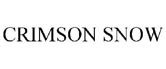 CRIMSON SNOW