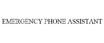EMERGENCY PHONE ASSISTANT