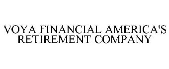 VOYA FINANCIAL AMERICA'S RETIREMENT COMPANY
