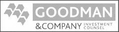 GOODMAN & COMPANY INVESTMENT COUNSEL