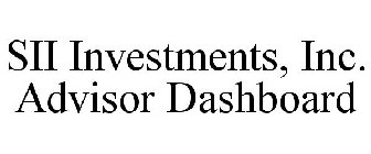 SII INVESTMENTS, INC. ADVISOR DASHBOARD