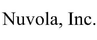 NUVOLA, INC.