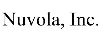 NUVOLA, INC.